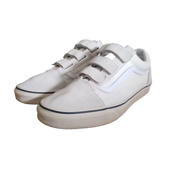 Vans Old Skool V Vault LX Eco Suede Men’s Sneakers True White Size 11 - Picture 1 of 11